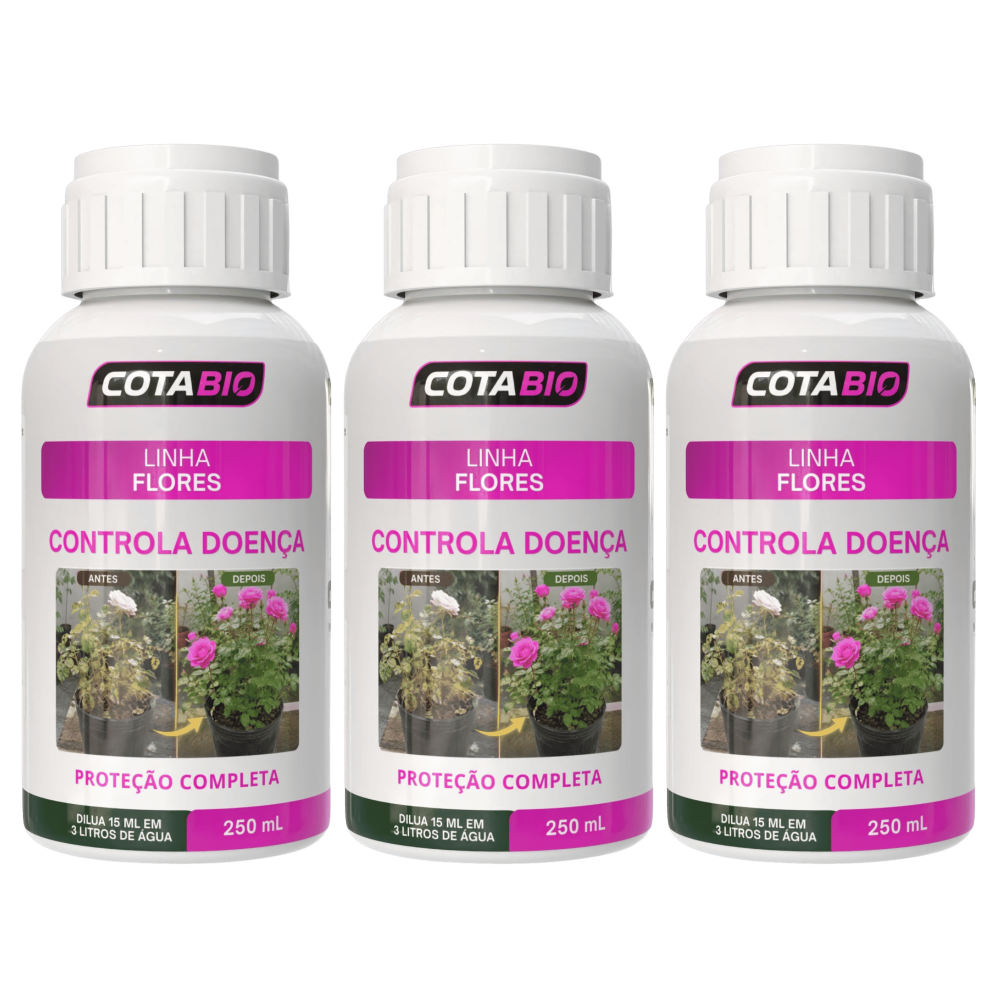 Combo Flores: Controla Doença ( 3 Frascos )