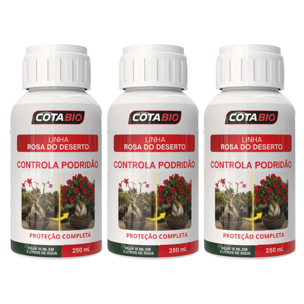 Combo Rosa do Deserto: Controla Doenças ( 3 Frascos )