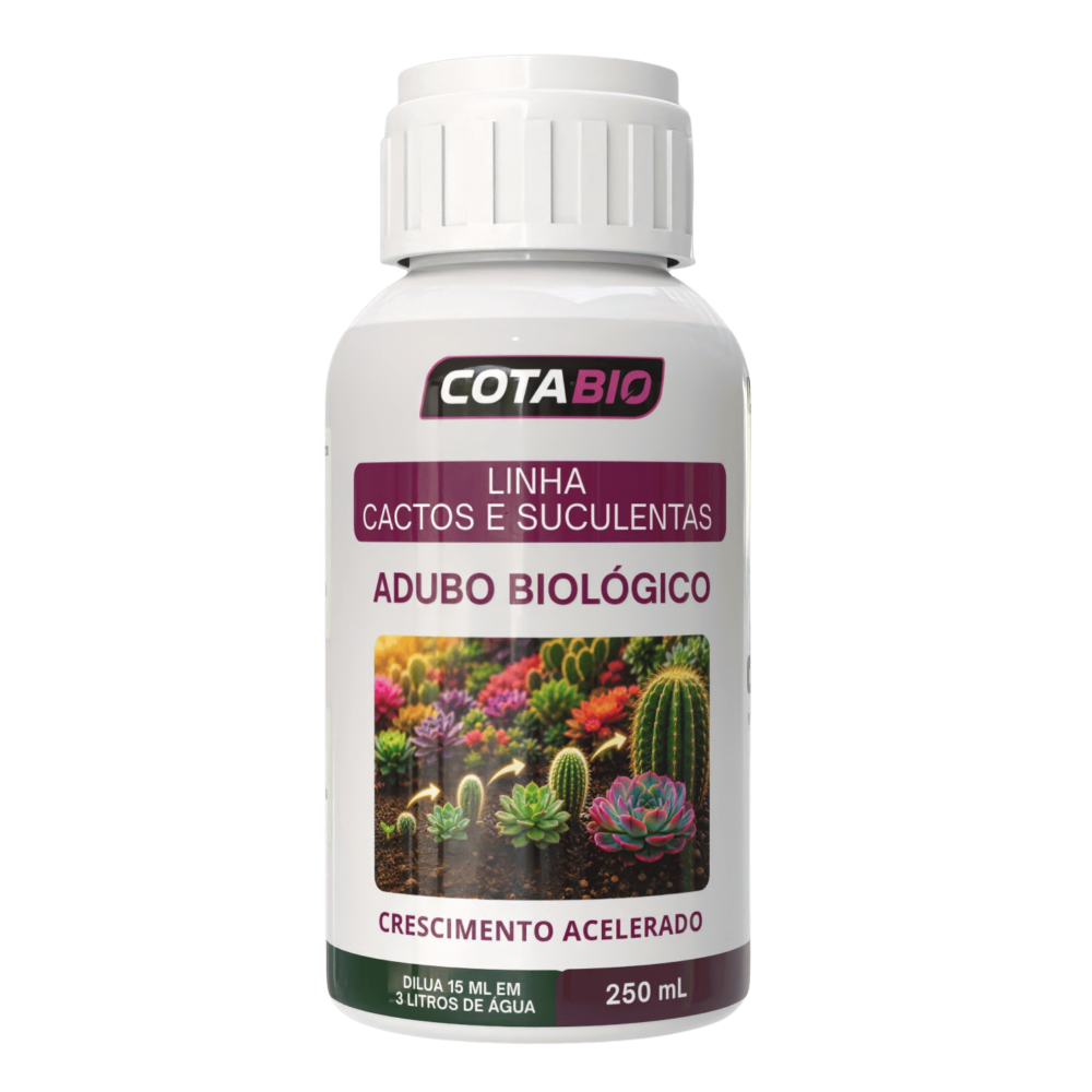 Cactos e Suculentas: Adubo Biológico - 250 ml